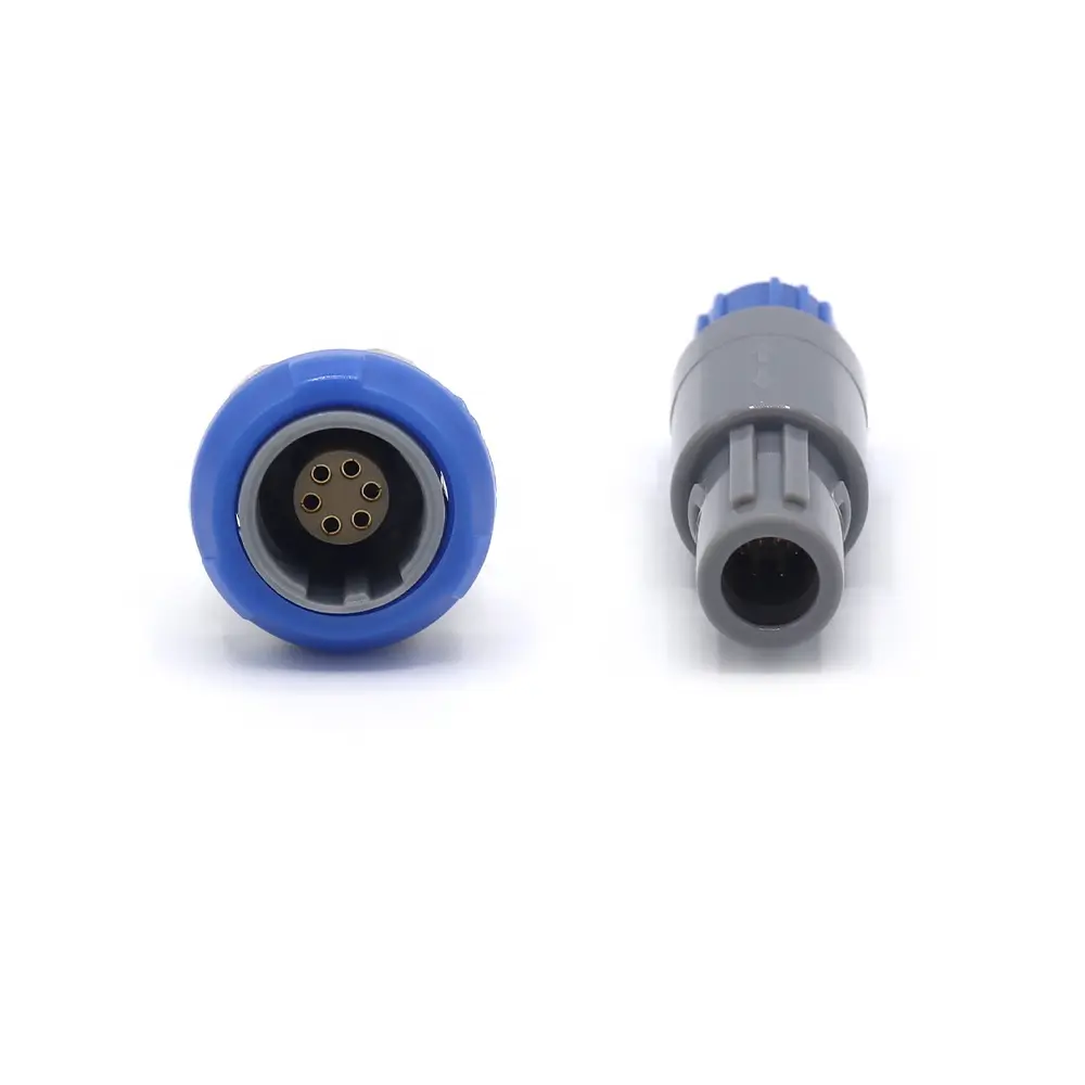  Conector Macho (Male Connector 6pins - 40°)